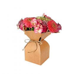 caja cartón para flores