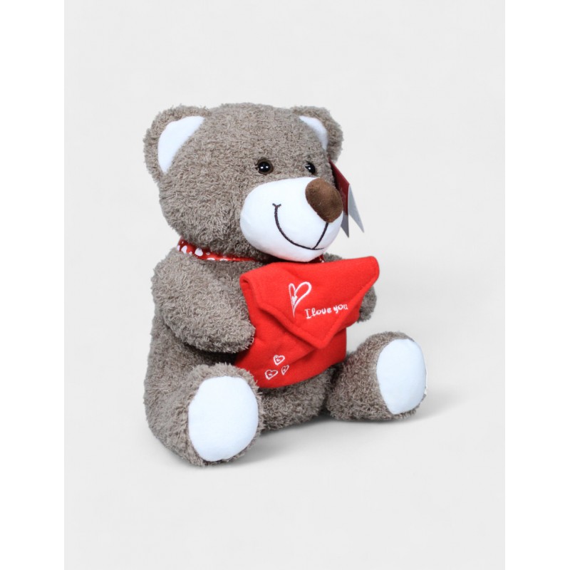 Peluche con sobre rojo