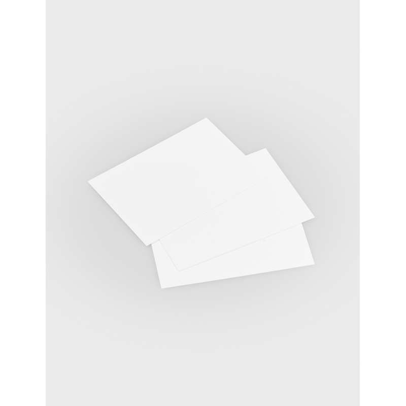 Tarjetas Simples Blancas