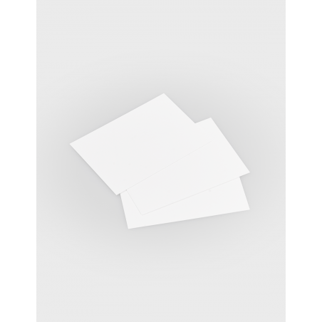 Tarjetas Simples Blancas