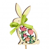 Pick conejo flores