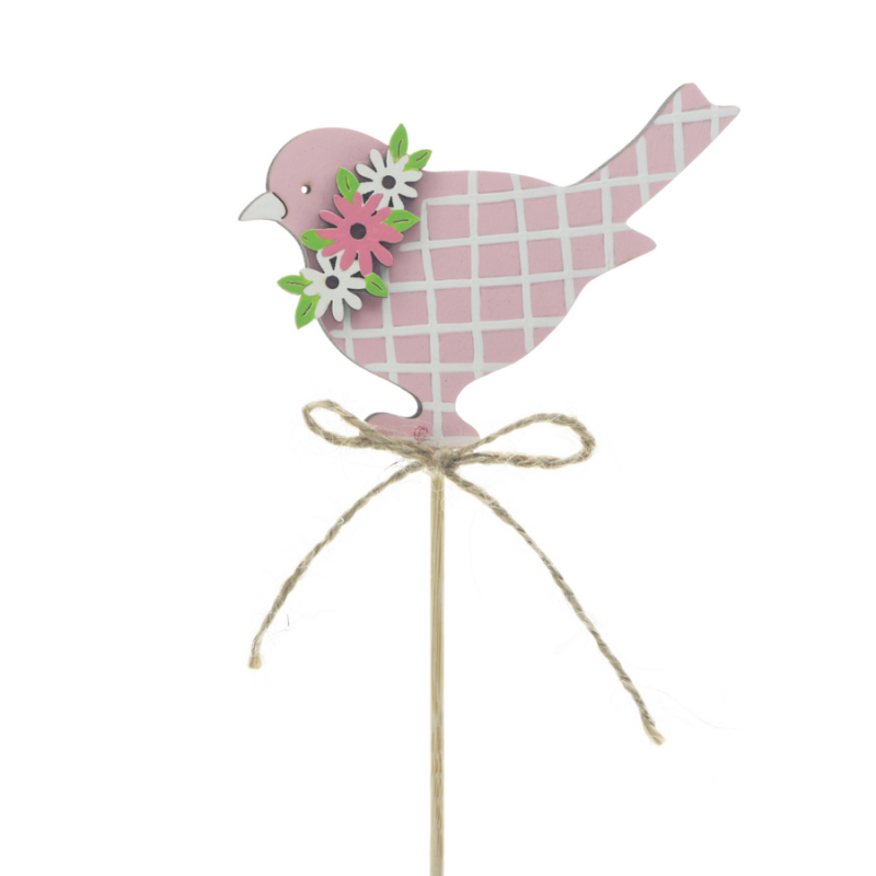 Pick pájaro flores