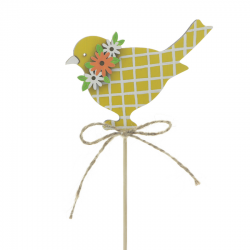 Pick pájaro flores