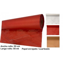 PAPEL KRAFT CUARTEADO
