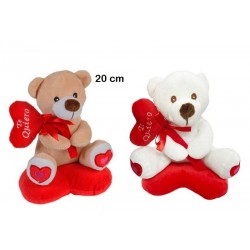 OSITO PELUCHE CORAZON COJIN