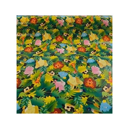 Papel regalo jungla