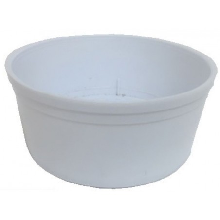 Tarrina plástico blanco