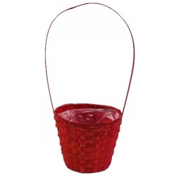 CESTA MIMBRE ROJA