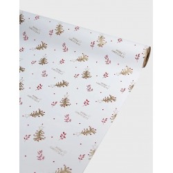 Rollo Celofán Opaco Merry Christmas