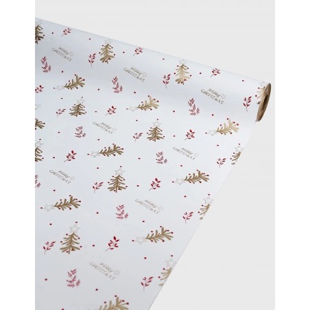 Rollo Celofán Opaco Merry Christmas