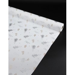 Rollo Celofán Opaco Merry Christmas