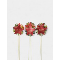 Pick Estrella Felices Fiestas