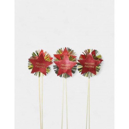 Pick Estrella Felices Fiestas