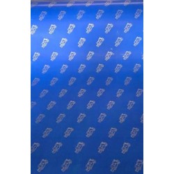 papel regalo papa noel azul