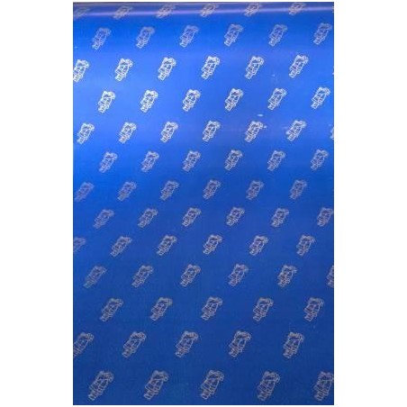 papel regalo papa noel azul