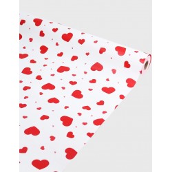 Rollo Celofán opaco Corazones