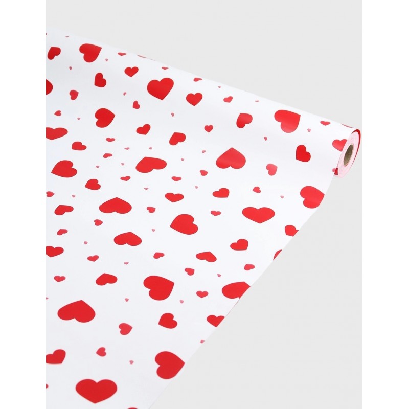Rollo Celofán opaco Corazones