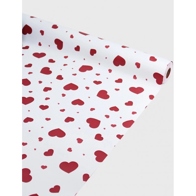 Rollo Celofán opaco corazones