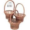 Cestas mimbre copa natural