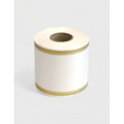 cinta corona funeraria ribete