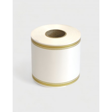 cinta corona funeraria ribete