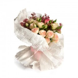 Rollo Papel enrejado corazones