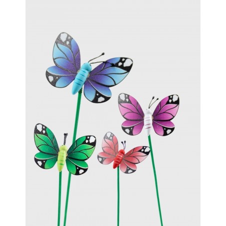 Pick Mariposa Madera Colores Surtidos