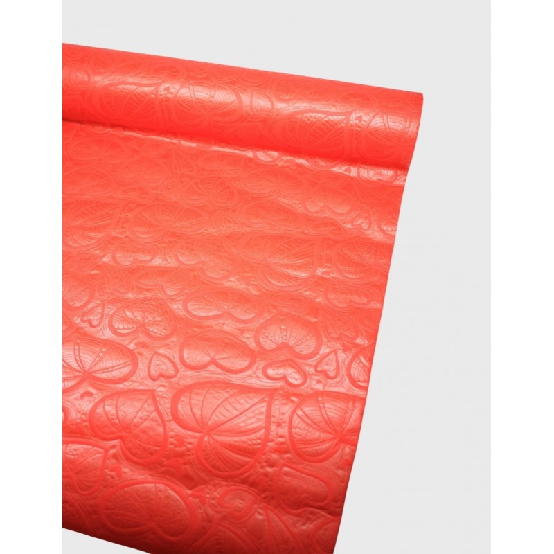 Rollo woven corazón relieve