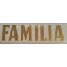 Letras adhesiva corona familia